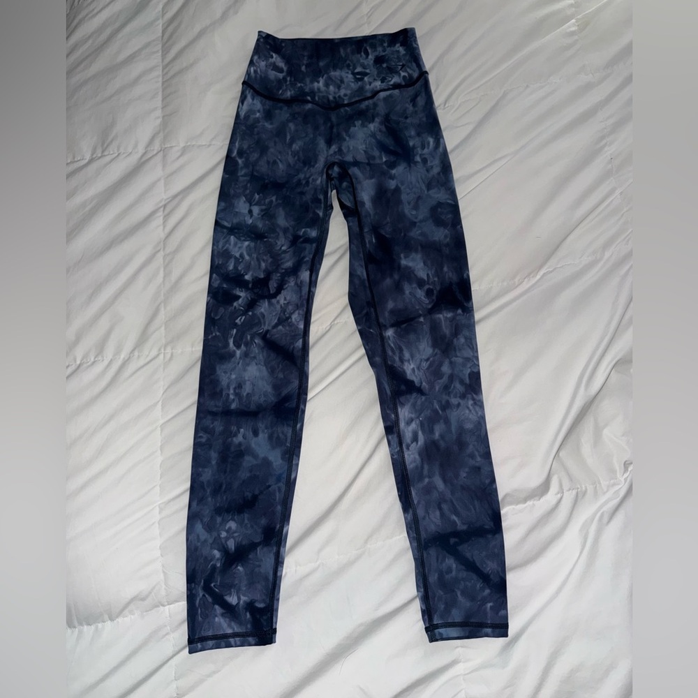 Gymshark Blue Tie-Dye Leggings